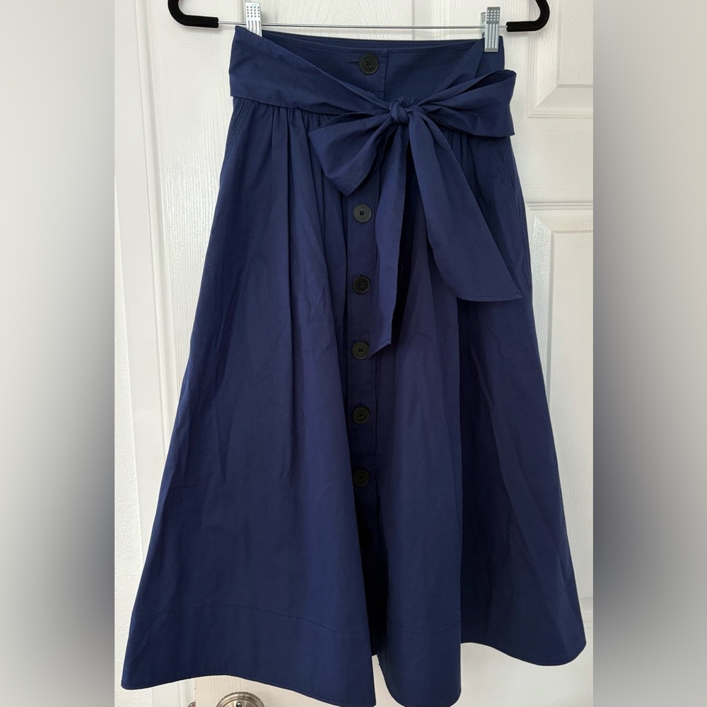 Claudie Pierlot Paris Midi Blue Skirt